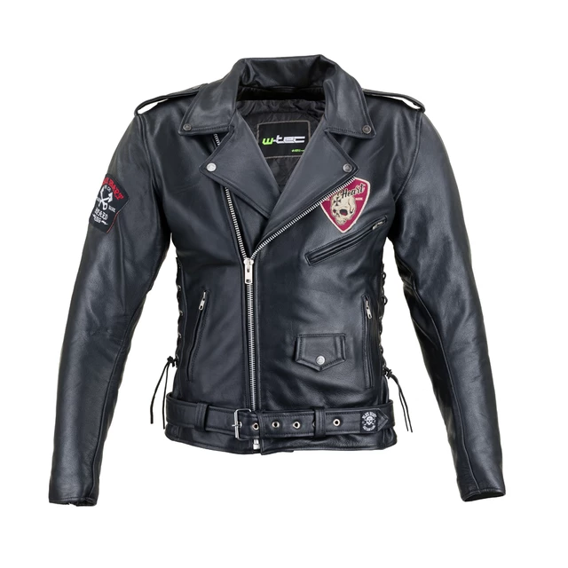 Kožená moto bunda W-TEC Black Heart Perfectis - 2.jakost