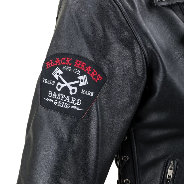 Leather Motorcycle Jacket W-TEC Black Heart Perfectis