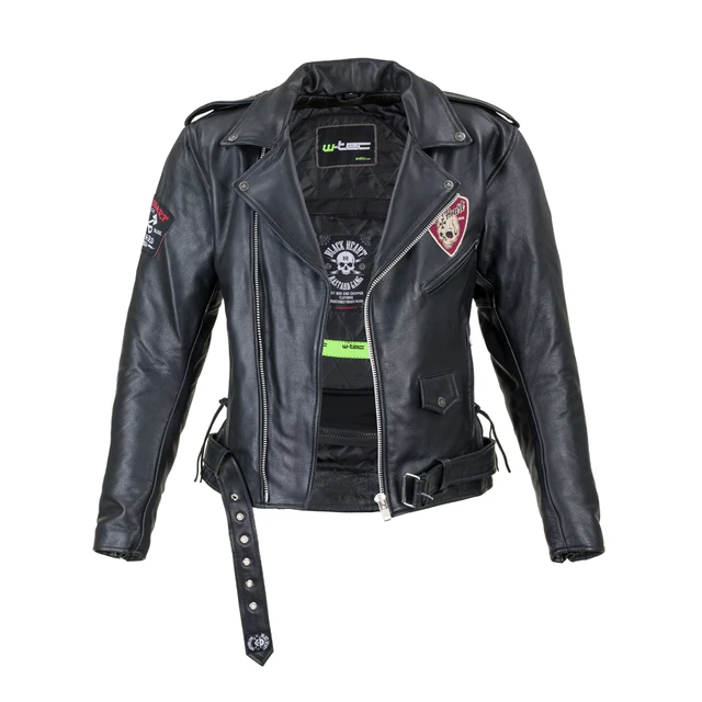 Kožená moto bunda W-TEC Black Heart Perfectis - 2.jakost