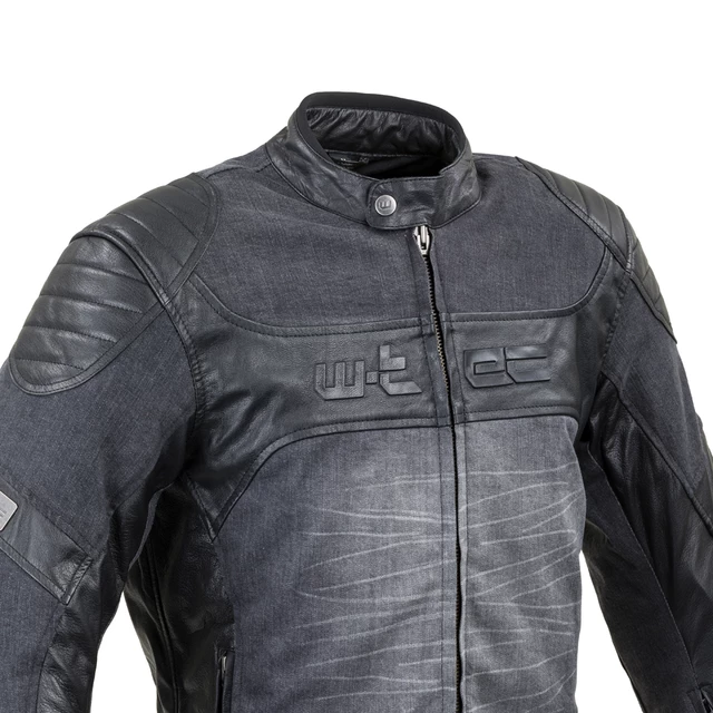 W-TEC Metalgy Motorradjacke - schwarz