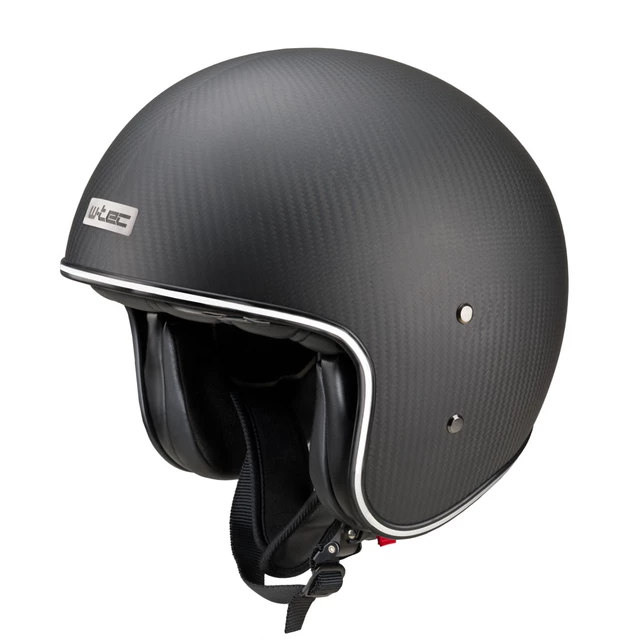 Motoradhelm W-TEC Angeric Matt Carbon - Matt Carbon