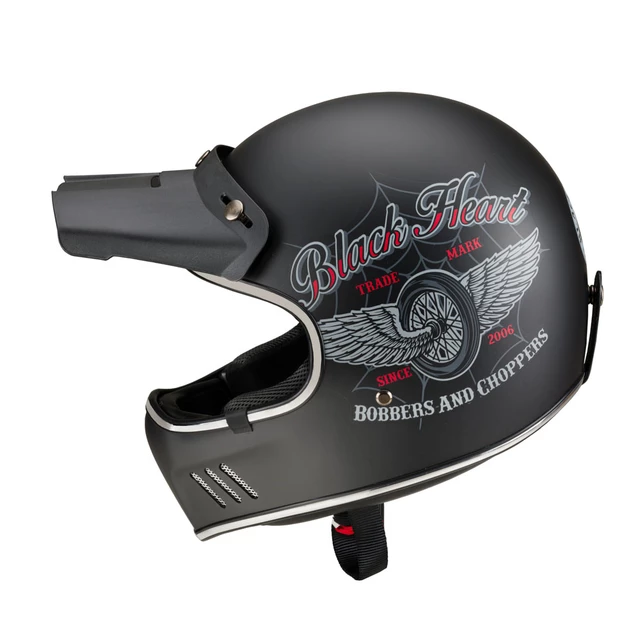 Kask motocyklowy otwarty W-TEC Black Heart Retron