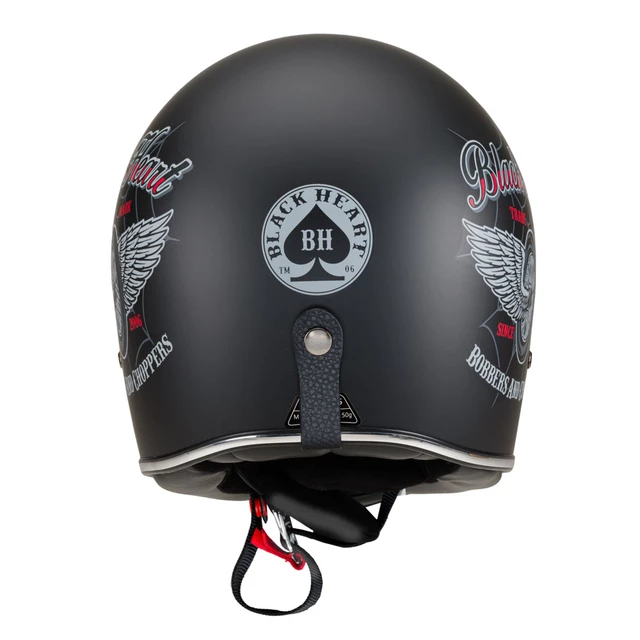 Motorcycle Helmet W-TEC Black Heart Retron - Angerwheel Silver