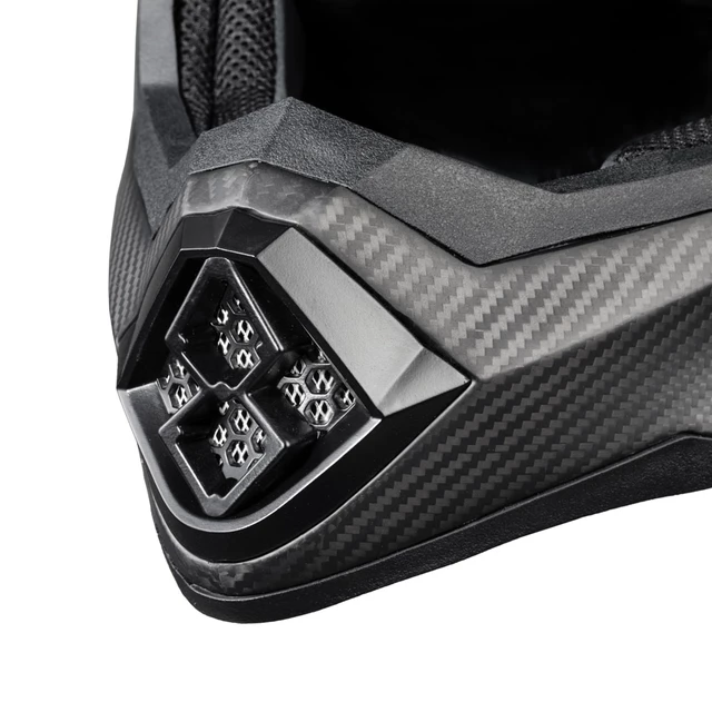Motocross Helmet W-TEC Crosscomp - Carbon Matte