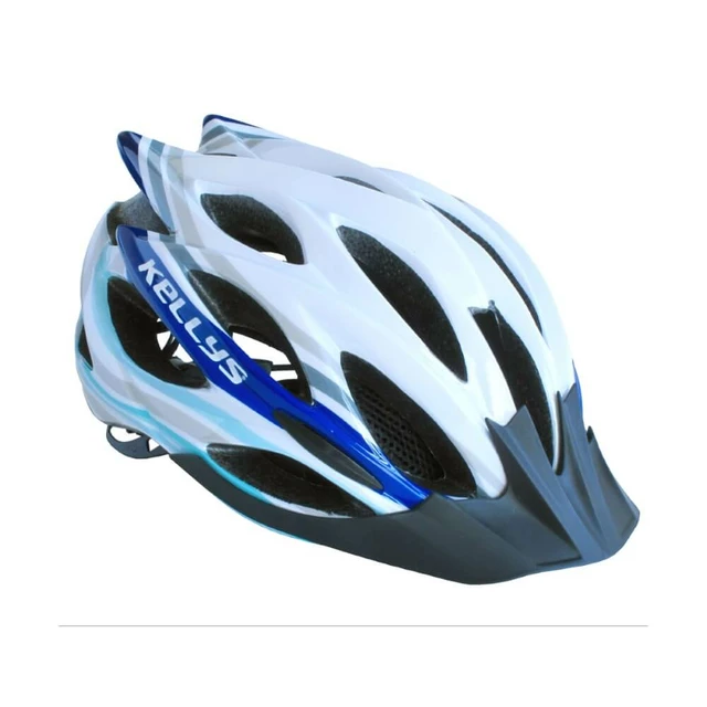 Bicycle Helmet KELLYS DYNAMIC - M/L (58-61) - White-Arctic Blue