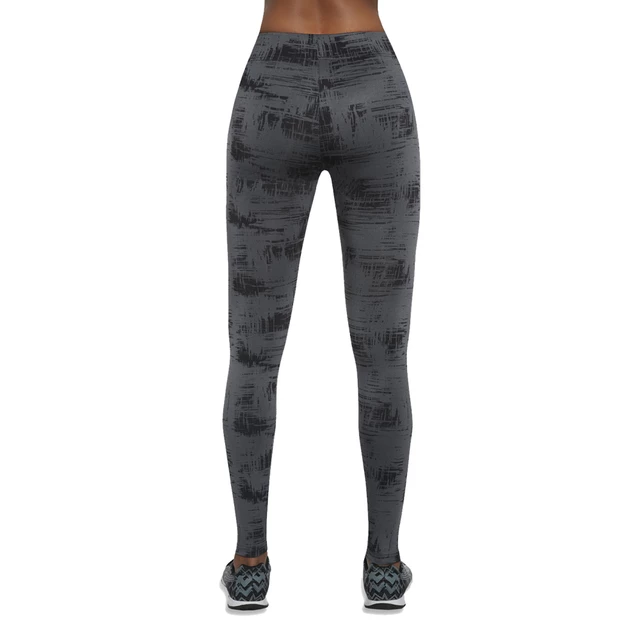 Női sport leggings BAS BLACK Intense - fekete-szürke