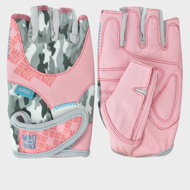 Women fitness gloves Mad Max No Matter - White