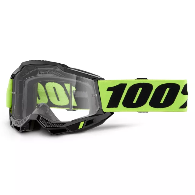 Motocross Goggles 100% Accuri 2 - Blue, Clear Plexi