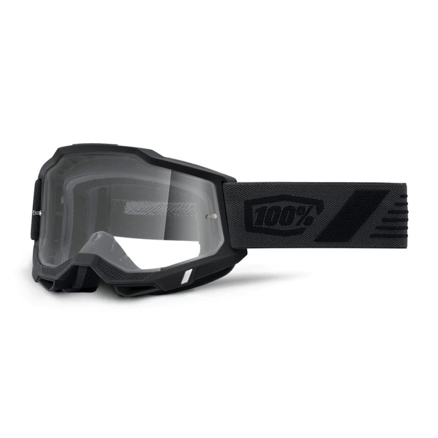 Motocross Goggles 100% Accuri 2 - Chicago Black-Orange, Clear Plexi - Scranton Black, Clear Plexi