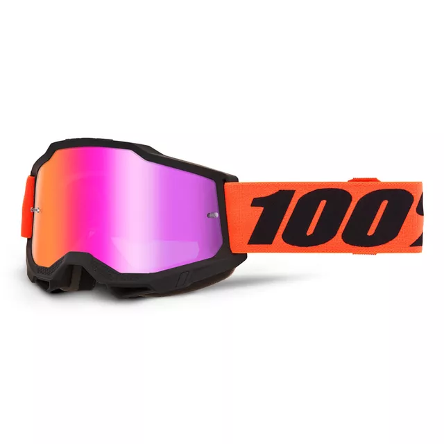 Motokrosové brýle 100% Accuri 2 Mirror - Ferran černá, zrcadlové plexi - Ferran černá, zrcadlové plexi