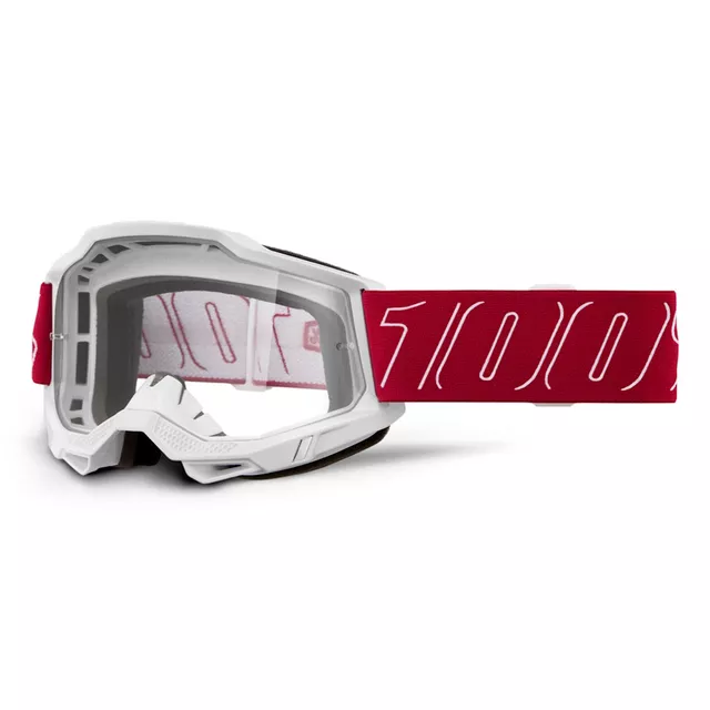 Motocross Goggles 100% Accuri 2 - Blue, Clear Plexi