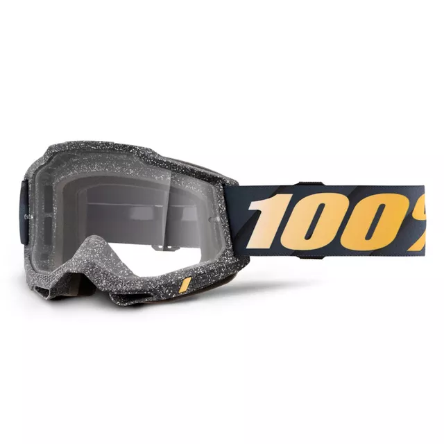 Motocross Goggles 100% Accuri 2 - Blue, Clear Plexi