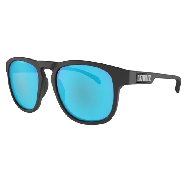 Sunglasses Bliz Ace - Black with Blue Lenses - Black with Blue Lenses