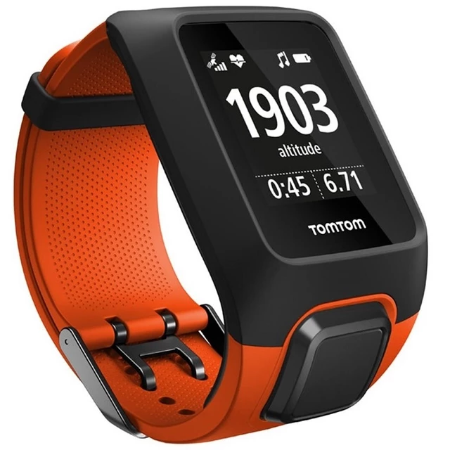 GPS hodinky TomTom Adventurer Cardio + Music - 2.jakost - oranžová
