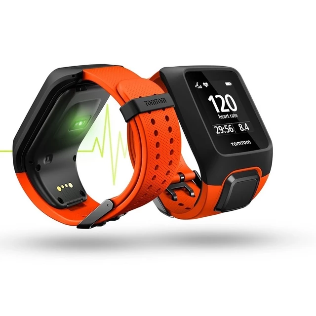 GPS hodinky TomTom Adventurer Cardio + Music - 2.jakost - oranžová