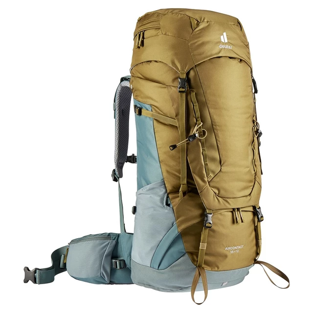 Expedition Backpack Deuter Aircontact 55 + 10 - Midnight Navy - Clay-Teal