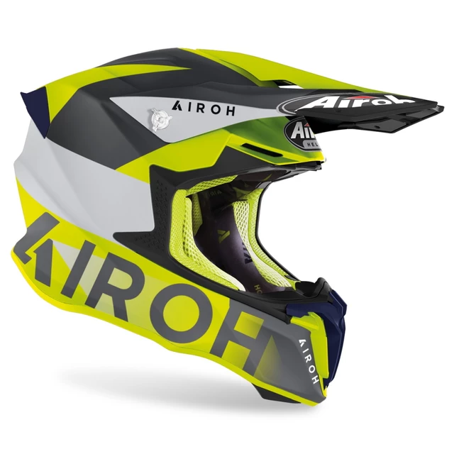 Moto prilba Airoh Twist 2.0 Lift žltá