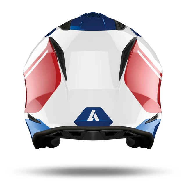 Moto prilba Airoh TRR-S Keen lesklá modrá/červená 2022