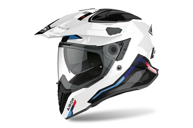 Motorcycle Helmet Airoh Commander Factor Glossy White