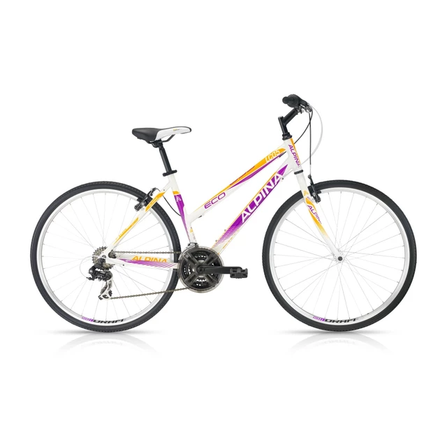 Dámské crossové kolo ALPINA ECO LC05 white-purple - model 2016