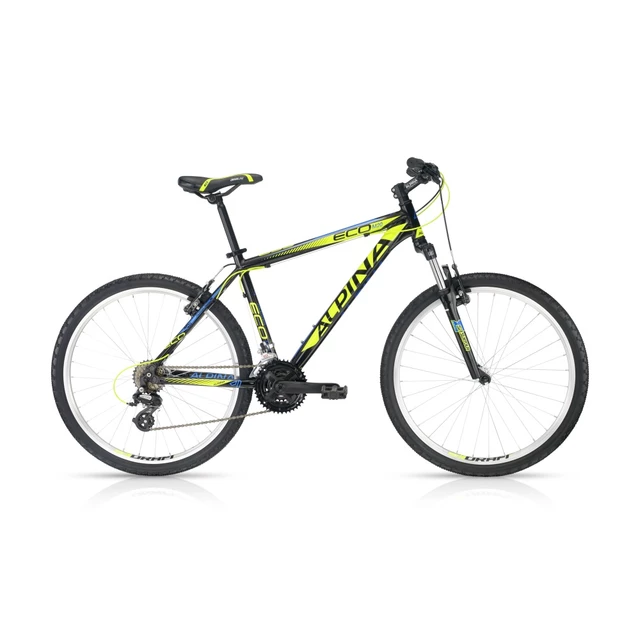 Horské kolo ALPINA ECO M20 black-lime 26" - model 2016