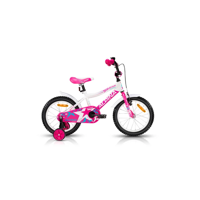 Detský bicykel KELLYS ALPINA STARTER 16" - model 2015 - červeno-modrá - ružovo-biela