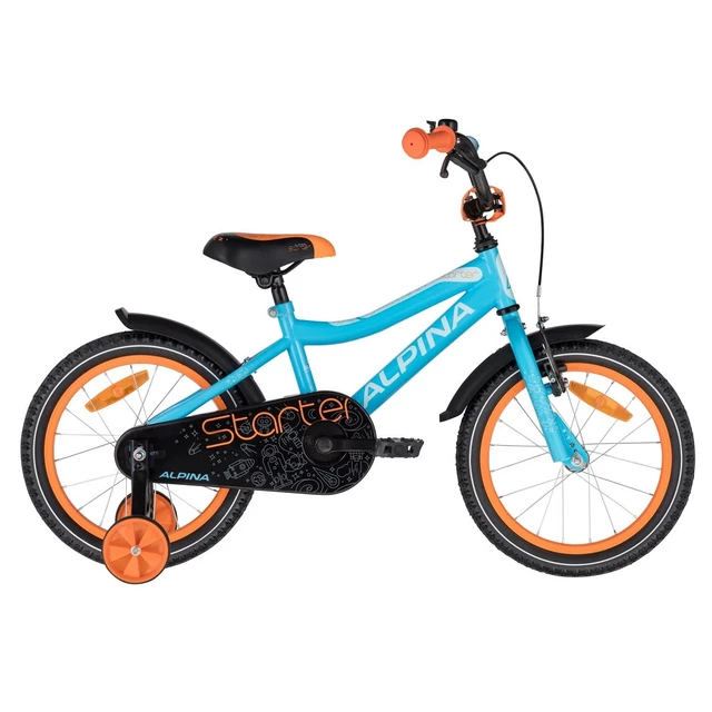 Children’s Bike ALPINA Starter 16” - Blue Orange - Blue Orange