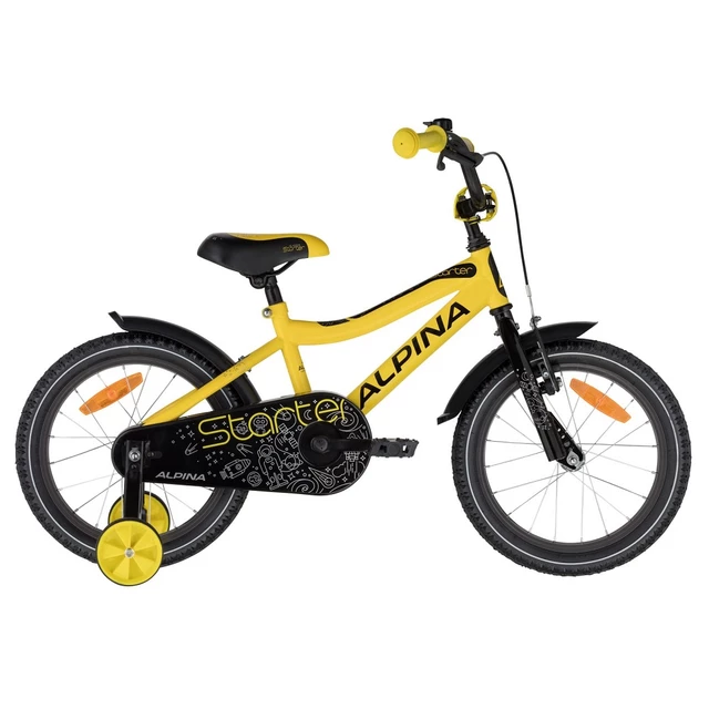 Children’s Bike ALPINA Starter 16” - Blue Orange - Yellow