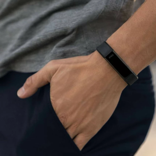 Fitness naramek Fitbit Alta HR Gunmetal Black inSPORTline