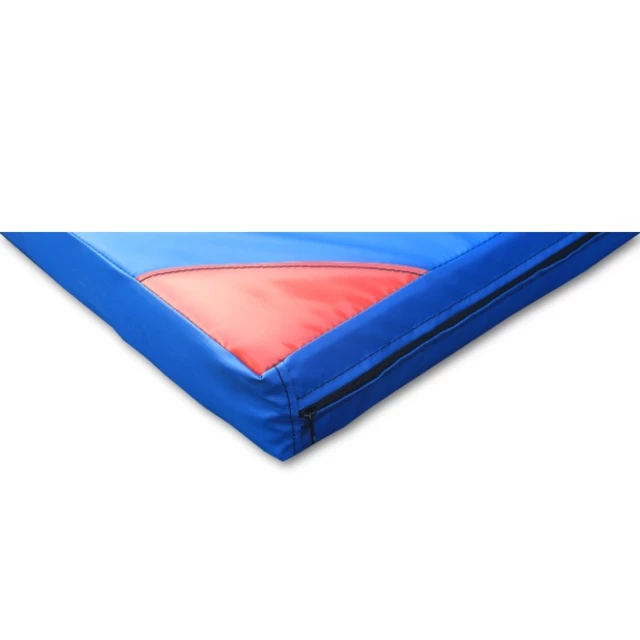 Anti-Slip Gymnastics Mat inSPORTline Anskida T120 - Black-Blue-Red