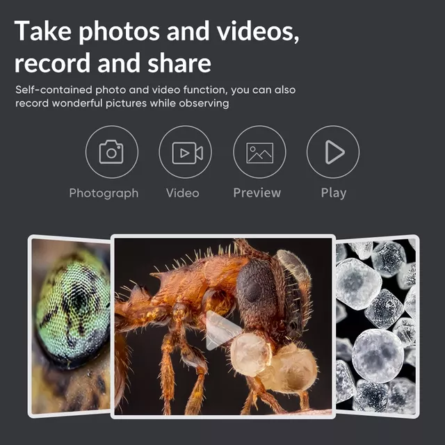 Digitální mikroskop Apexel 400X-800X s LCD displejem