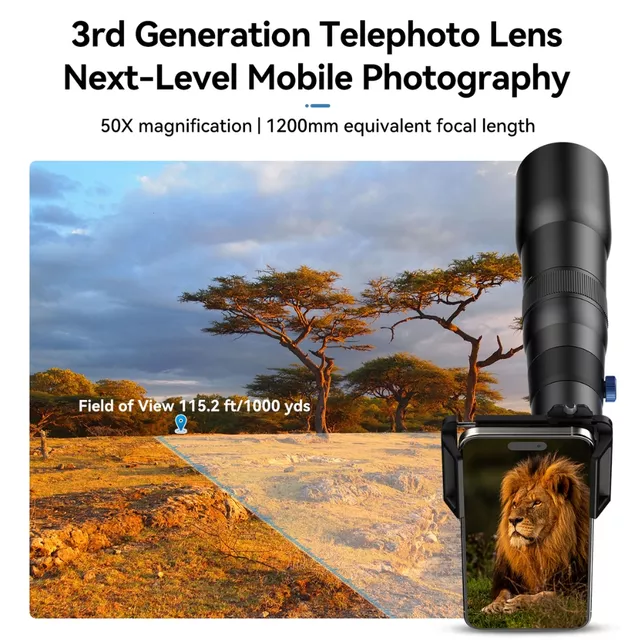 Teleobjektiv Apelex 50x