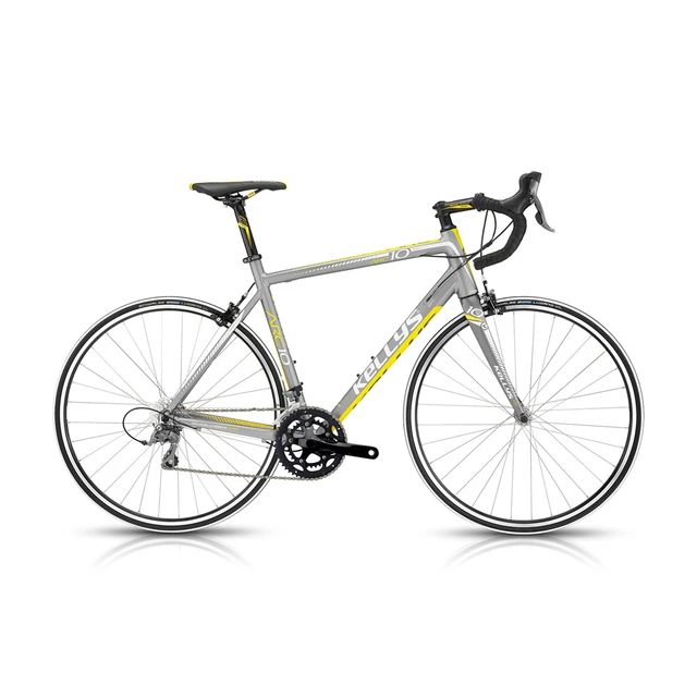 Cestný bicykel KELLYS ARC 10 - model 2015 - strieborno-žltá