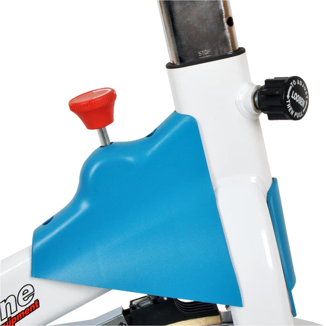 Cyklotrenažér inSPORTline Aregon - bielo-modrá