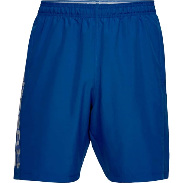 Men’s Shorts Under Armour Woven Graphic Wordmark - Royal/Steel