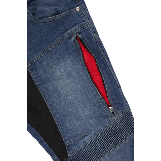 Herren-Moto-Jeans Ayrton 505 Dunkel - blau ausgewaschen