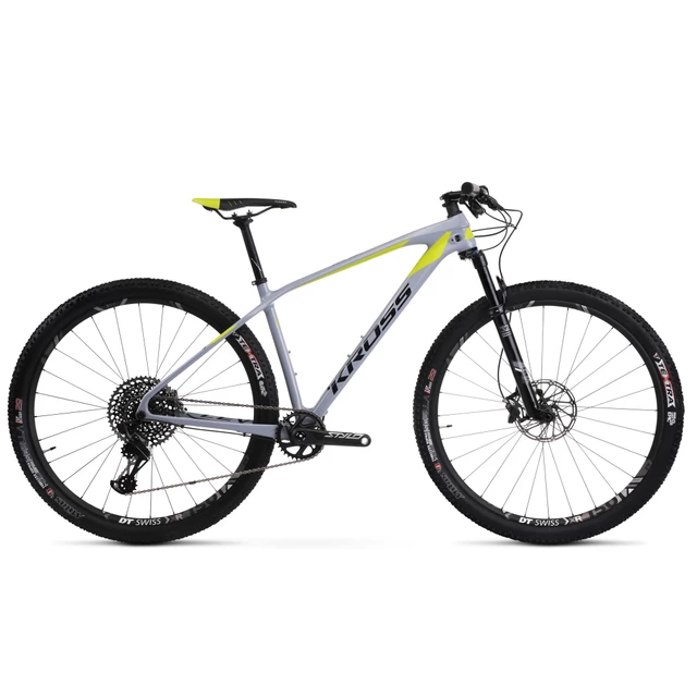 Horský elektrobicykel Kross Level 15.0 29" - model 2020 - M (18") - šedá/limetková/čierna