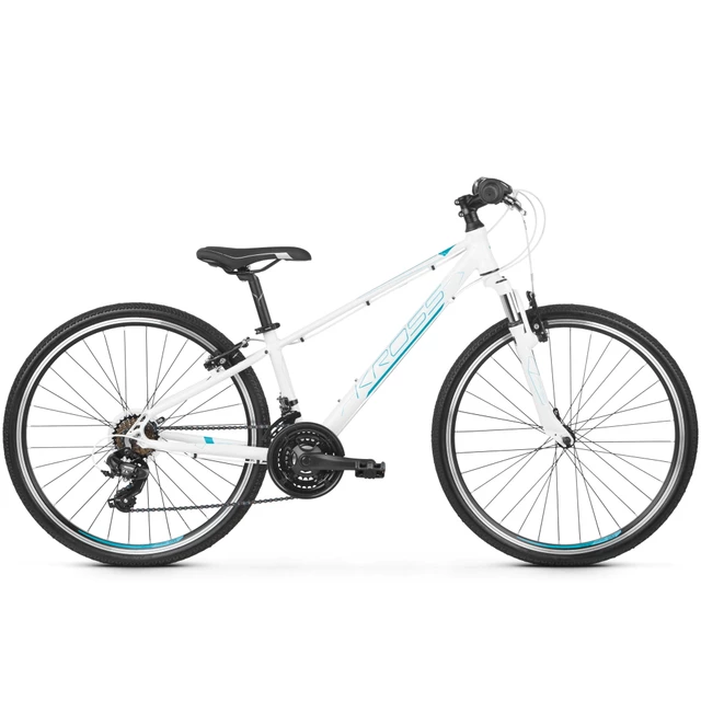Junior Bike Kross Evado JR 1.0 26” – 2020 - Black/Red/Silver - White/Turquoise/Blue