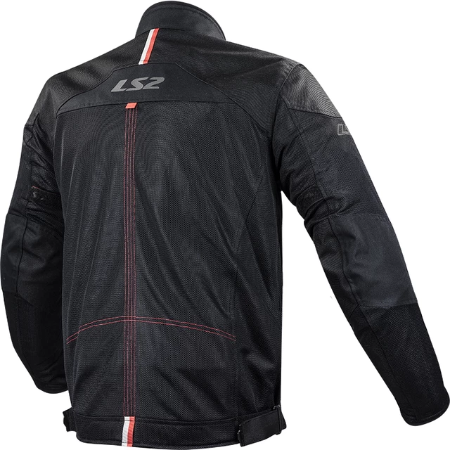 Sommer-Motorradjacke für Herren LS2 Alba Man - schwarz