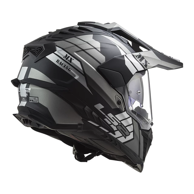 Enduro helma LS2 MX701 Explorer Atlantis - Matt Titanium