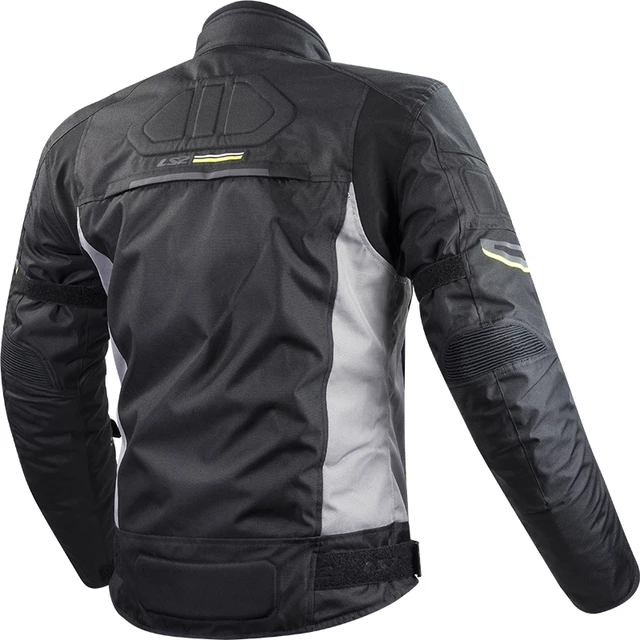 Herren Motorradjacke LS2 Shadow Man Black Titan