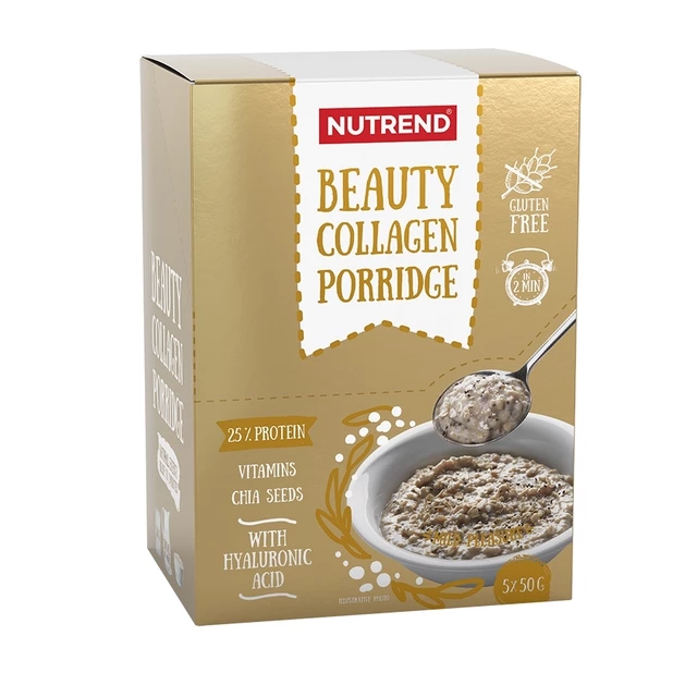 Proteinová kaše Nutrend Beauty Collagen Porridge 5x50g