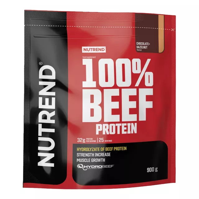 Hovězí bílkovina Nutrend 100% Beef Protein 900g - mandle+pistácie