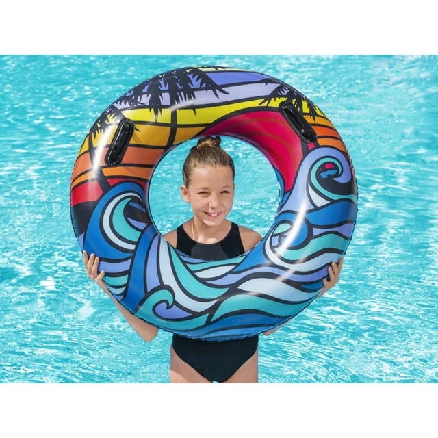 Inflatable Swim Tube Bestway Coastal Castaway - Green