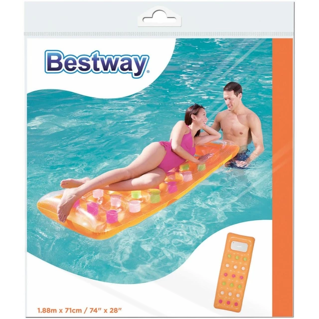 Gumimatrac Bestway Fashion 188 x 71 cm 43040 - narancssárga