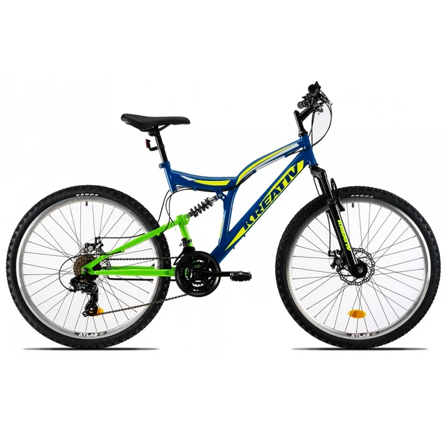 Kreativ 2643 26" - Vollgefedertes Fahrrad - Modell 2019 - Blau