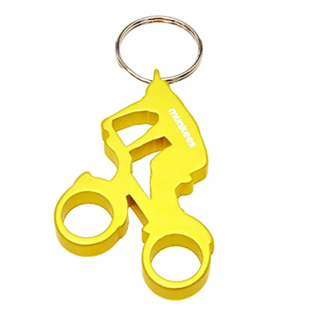 Bottle Opener Munkees Biker - Yellow - Yellow