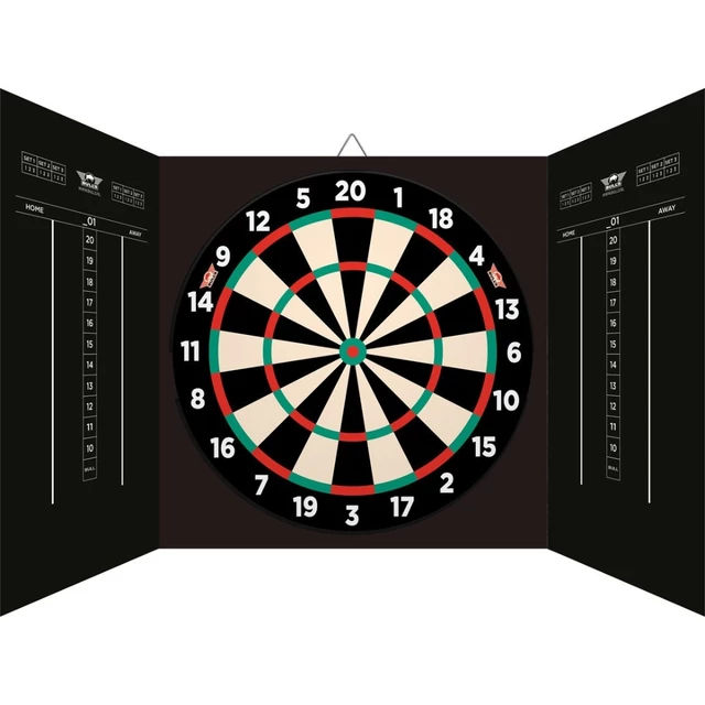 Kabinet s terčem Bull's Magnetic Paper Dartboard Cabinet Set