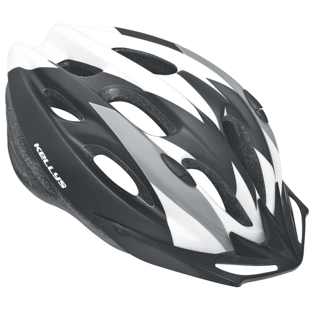 Bicycle Helmet Kellys Blaze - White-Purple - White-Black