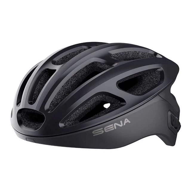 Cycling Helmet SENA R1 with Integrated Headset - Black - Black